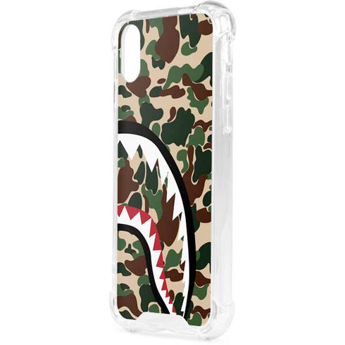 Shark Teeth Street Camo iPhone XS Clear Case