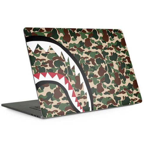Shark Teeth Street Camo MacBook Skins