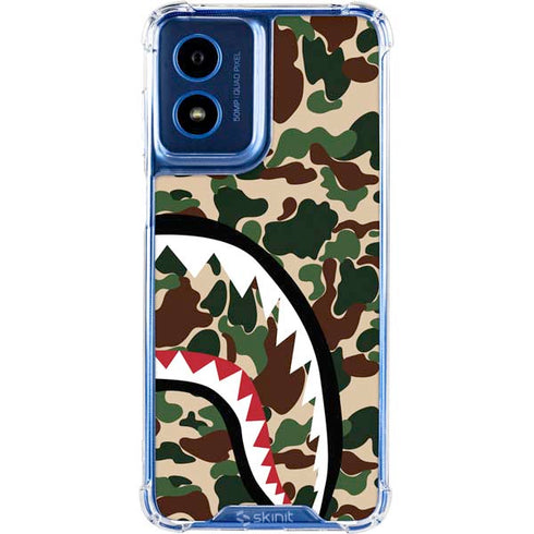 Shark Teeth Street Camo Moto G 5G (2024) Clear Case