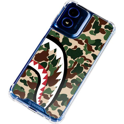 Shark Teeth Street Camo Moto G 5G (2024) Clear Case