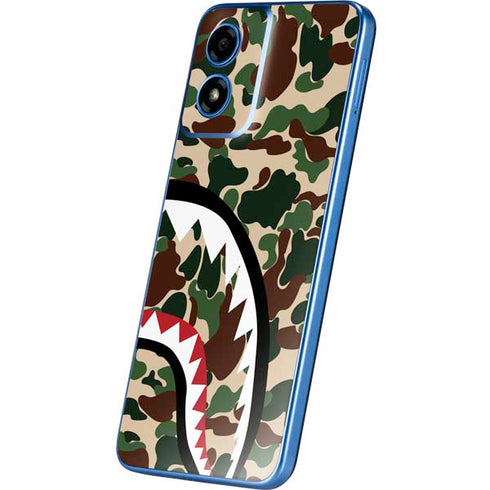 Shark Teeth Street Camo Moto G Play 4G (2024) Skin