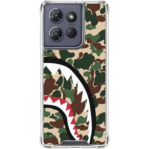 Shark Teeth Street Camo Moto G Play 5G (2025) Clear Case