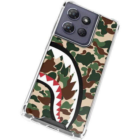 Shark Teeth Street Camo Moto G Play 5G (2025) Clear Case