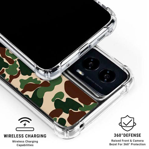 Shark Teeth Street Camo Moto G Power 5G (2024) Clear Case