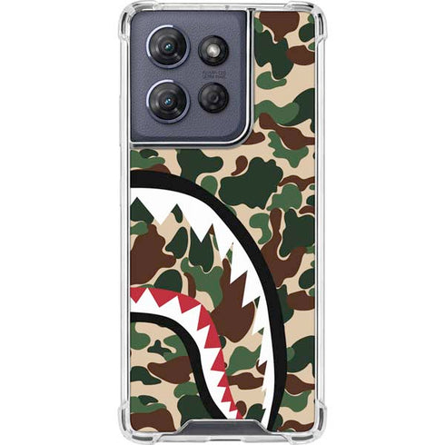 Shark Teeth Street Camo Moto G Power 5G (2025) Clear Case
