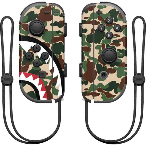 Shark Teeth Street Camo Nintendo Skins