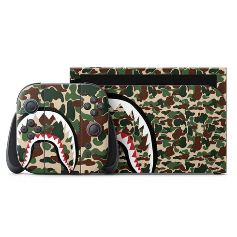 Shark Teeth Street Camo Nintendo Skins