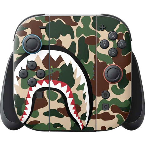 Shark Teeth Street Camo Nintendo Switch 2 (2025) Joy-Con Controller Skin