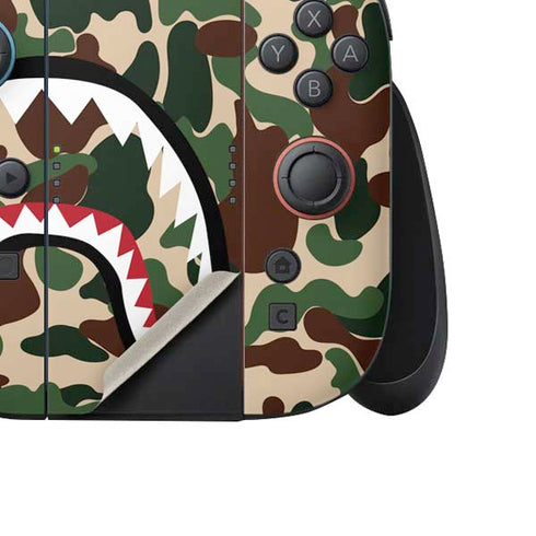 Shark Teeth Street Camo Nintendo Switch 2 (2025) Joy-Con Controller Skin