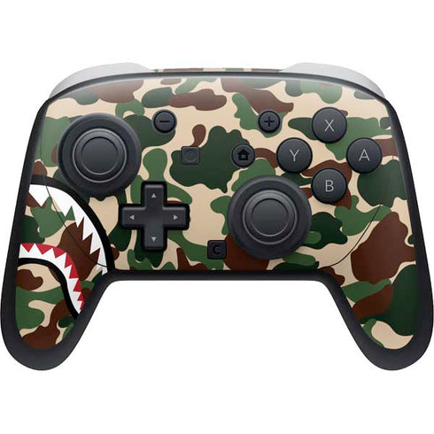 Shark Teeth Street Camo Nintendo Skins