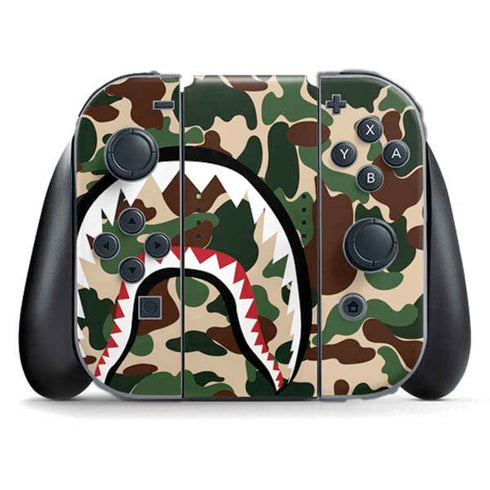 Shark Teeth Street Camo Nintendo Skins