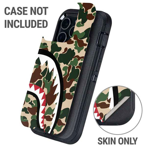 Shark Teeth Street Camo Otterbox Defender iPhone Skin
