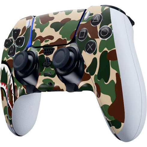 Shark Teeth Street Camo PS5 DualSense Edge Pro Controller Skin