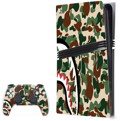 Shark Teeth Street Camo PS5 Pro Bundle Skin