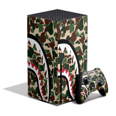 Shark Teeth Street Camo Xbox Series X Bundle Skin