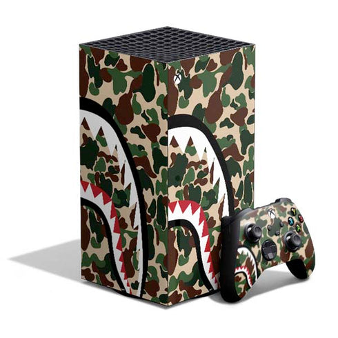 Shark Teeth Street Camo XBox Series X Digital Edition Bundle Skin