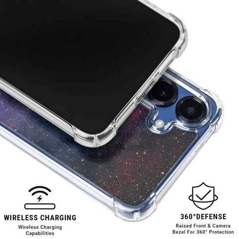 Sharpless 2-132 Emission Nebula Galaxy S25 FE Clear Case