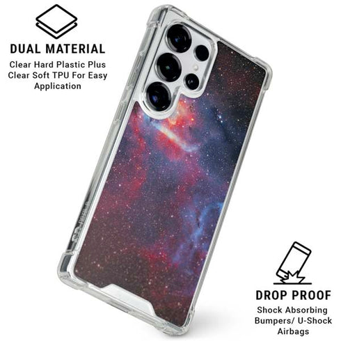 Sharpless 2-132 Emission Nebula Galaxy S25 Ultra Clear Case