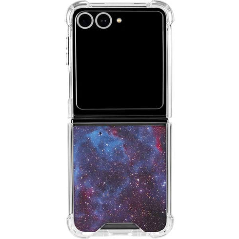Sharpless 2-132 Emission Nebula Galaxy Z Flip7 Clear Case