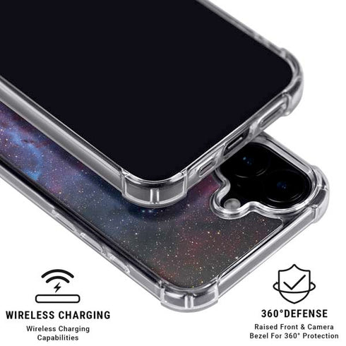 Sharpless 2-132 Emission Nebula iPhone 16 Clear Case