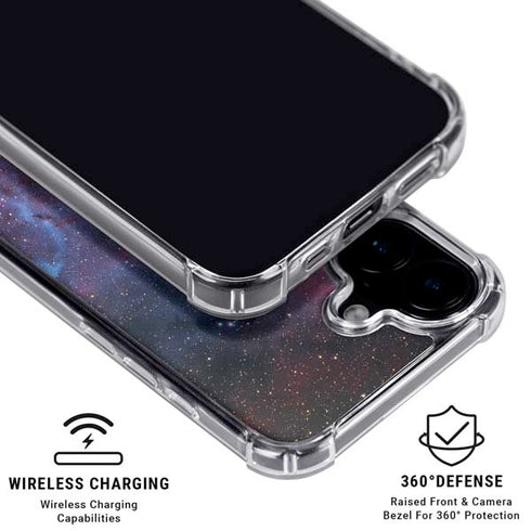 Sharpless 2-132 Emission Nebula iPhone 16 Plus Clear Case