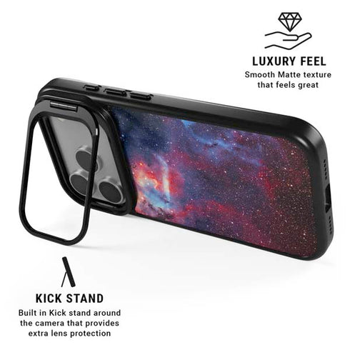 Sharpless 2-132 Emission Nebula iPhone 17 Pro Kickstand Case