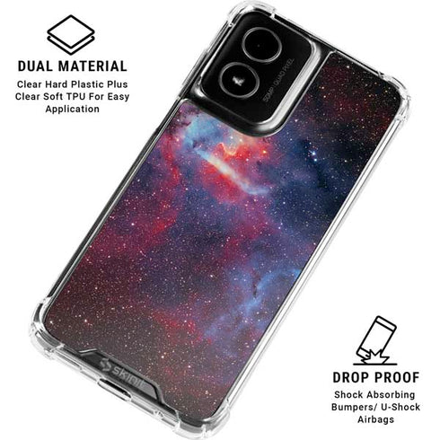 Sharpless 2-132 Emission Nebula Moto G Power 5G (2024) Clear Case