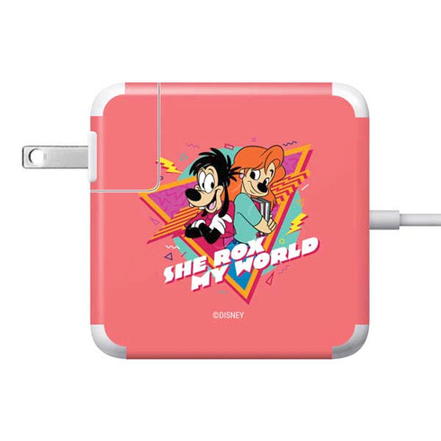 Disney She Rox My World 85W Power Adapter (15 and 17 inch MacBook Pro Charger) Skin