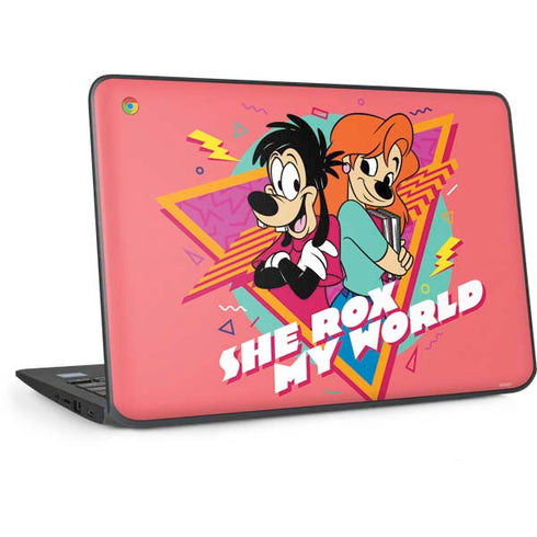 Disney She Rox My World HP Chromebook Skin