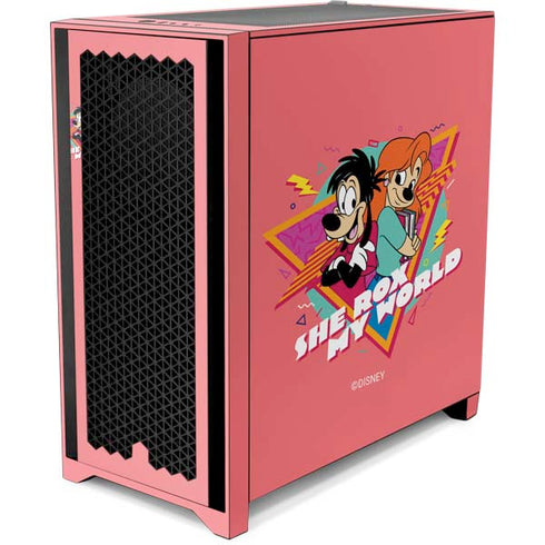 Disney She Rox My World Corsair 4000D Tempered Glass Mid-Tower ATX Case Skin