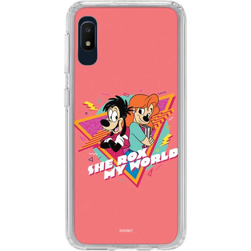 Disney She Rox My World Galaxy A10e Clear Case