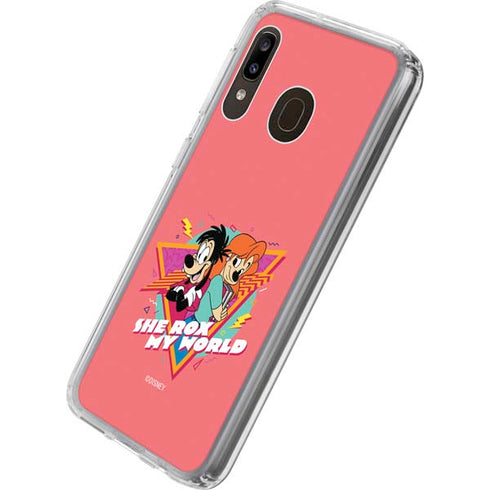 Disney She Rox My World Galaxy A20 Clear Case