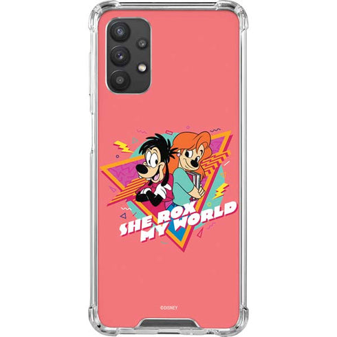 Disney She Rox My World Galaxy A32 5G Clear Case