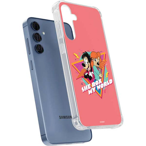 Disney She Rox My World Galaxy A55 5G Clear Case