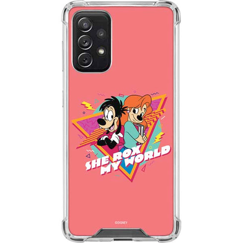 Disney She Rox My World Galaxy A72 5G Clear Case