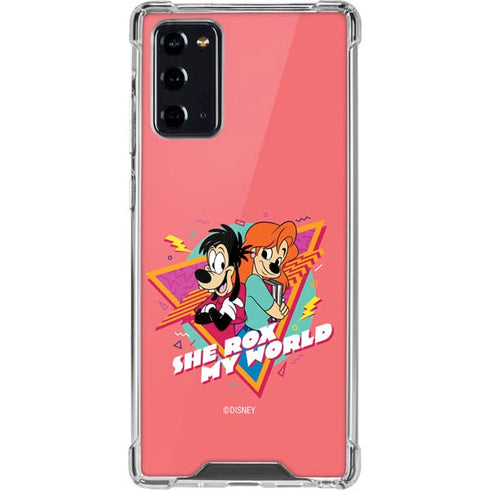 Disney She Rox My World Galaxy Note20 5G Clear Case