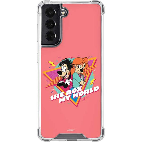 Disney She Rox My World Galaxy S22 Clear Case