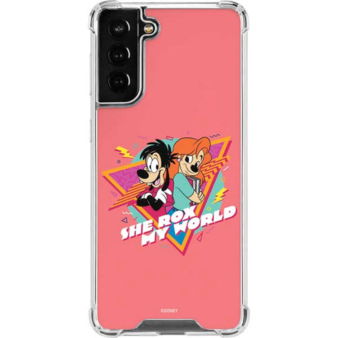 Disney She Rox My World Galaxy S22 Plus Clear Case