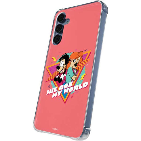 Disney She Rox My World Galaxy S24 Clear Case