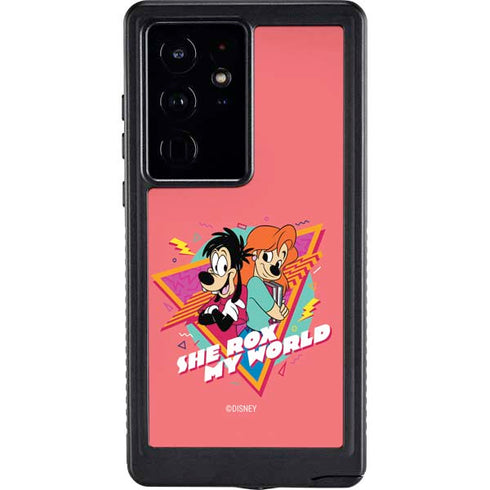 Disney She Rox My World Galaxy S24 Ultra Waterproof Case