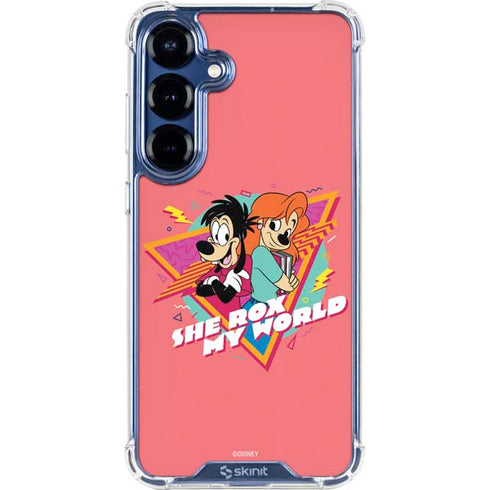 Disney She Rox My World Galaxy S25 Plus Clear Case