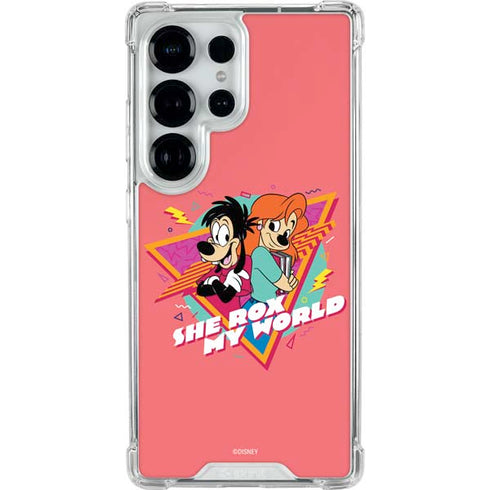 Disney She Rox My World Galaxy S25 Ultra Clear Case