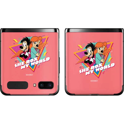 Disney She Rox My World Galaxy Z Flip Skin