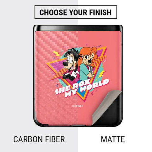 Disney She Rox My World Galaxy Z Flip Skin