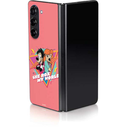 Disney She Rox My World Galaxy Z Fold5 5G Skin