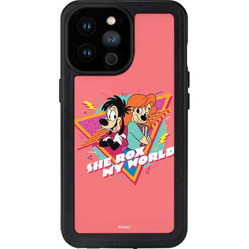 Disney She Rox My World iPhone 14 Pro Max Waterproof Case