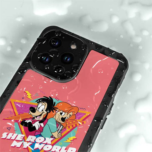 Disney She Rox My World iPhone 14 Pro Max Waterproof Case