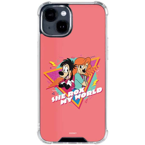 Disney She Rox My World iPhone 15 Plus Clear Case