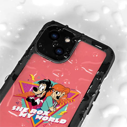 Disney She Rox My World iPhone 15 Plus Waterproof Case