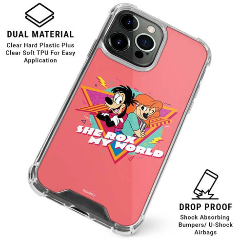 Disney She Rox My World iPhone 15 Pro Max Clear Case